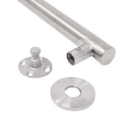 Preferred Bath Accessories 6000 Balance 21.07" Length, Smooth, Stainless Steel, 18" Grab Bar, Satin Stainless 6018-SS